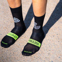 SPORCKS - PIZZA NIGHT BLACK - Cycling Sock 